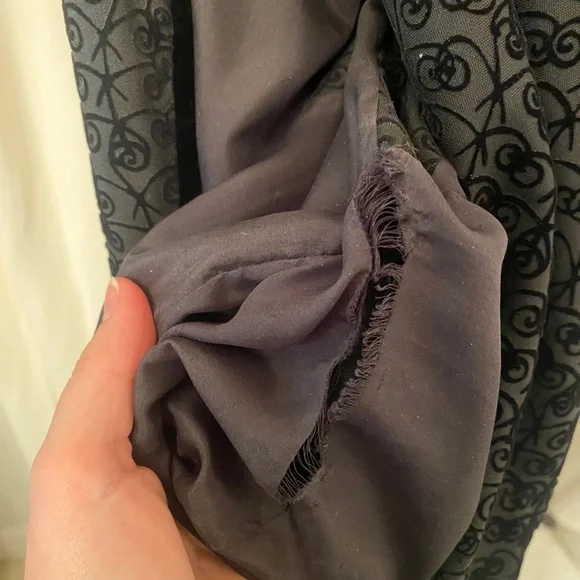 Alaïa black ball gown with velvet detail size 38 - Picture 7 of 11